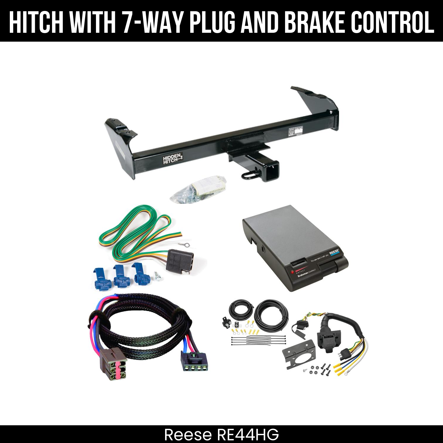 Trailer Hitch , 7-Way , Reese Brakeman Brake Control