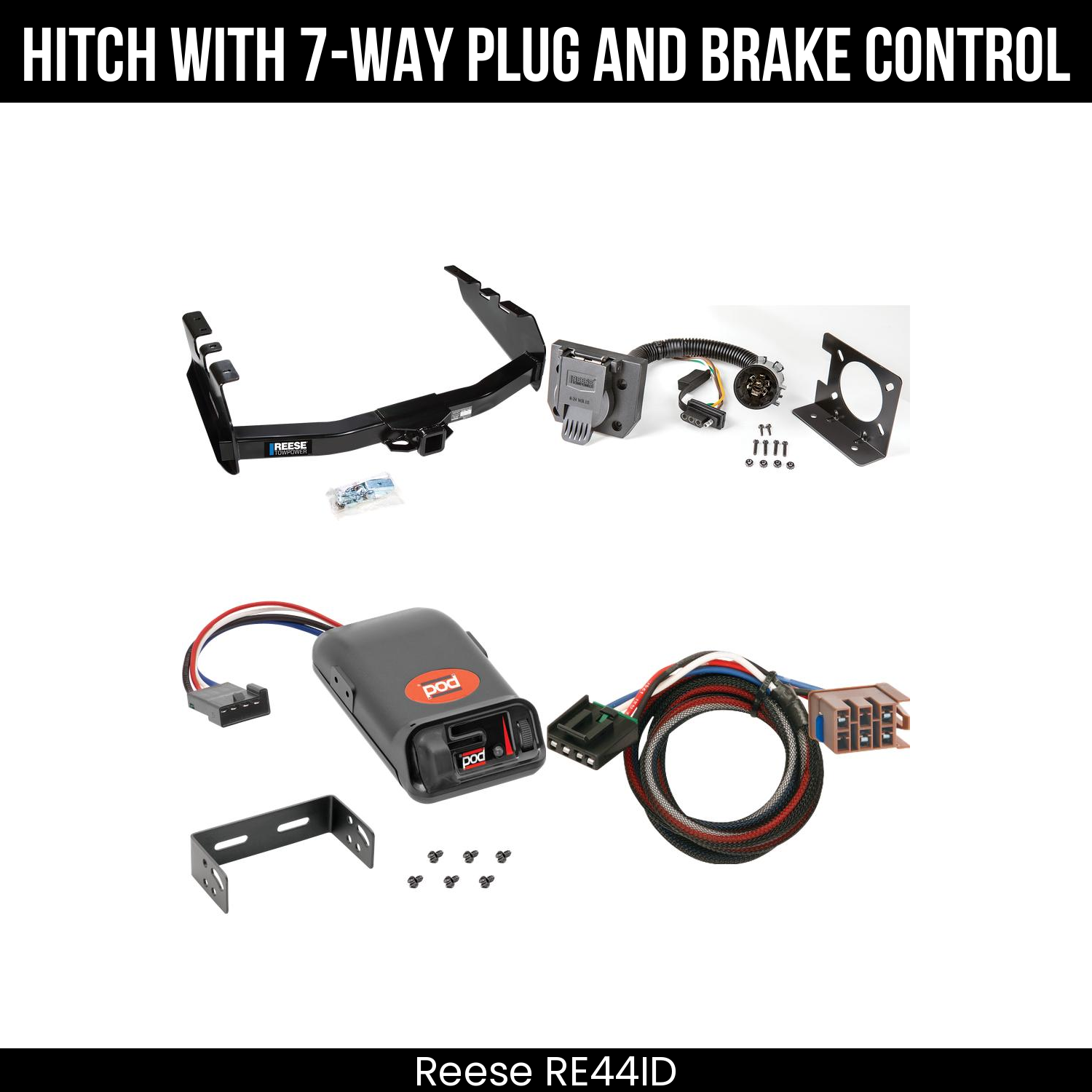 Trailer Hitch , 7-Way , Pro Series POD Brake Control
