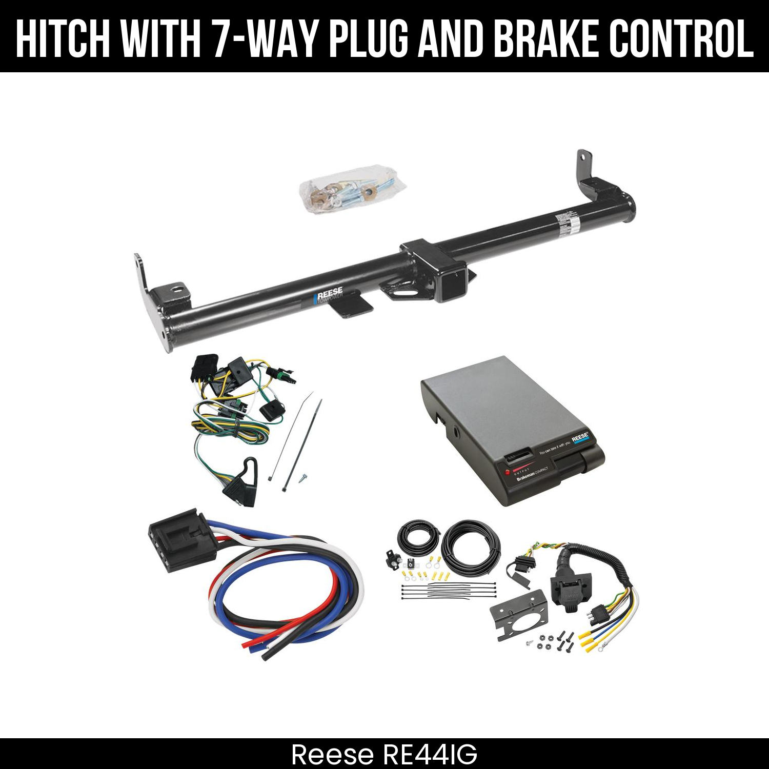 Trailer Hitch , 7-Way , Reese Brakeman Brake Control