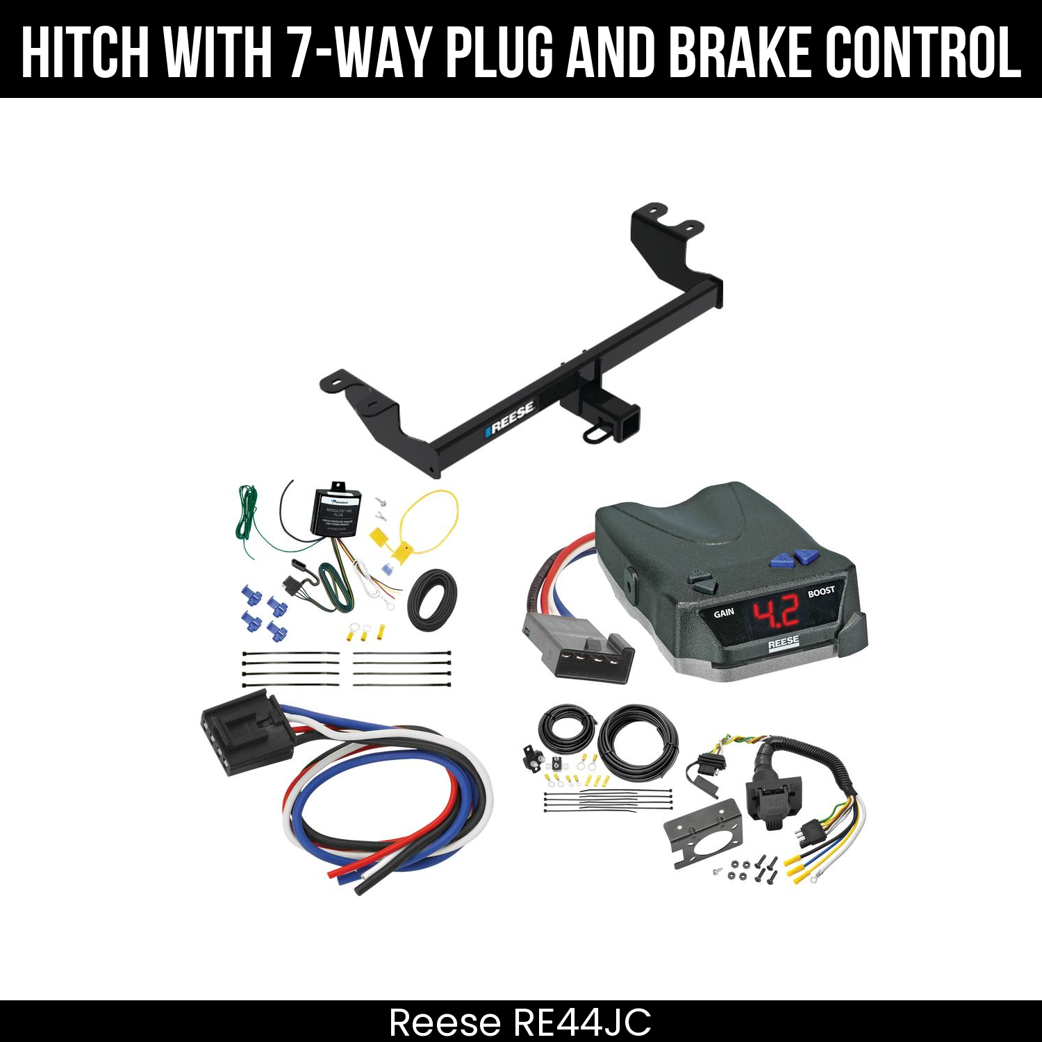 Trailer Hitch , 7-Way , Reese Brake EVN Control