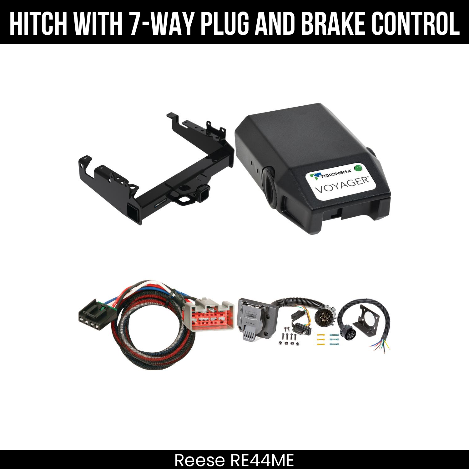 Trailer Hitch , 7-Way , Tekonsha Voyager Brake Control