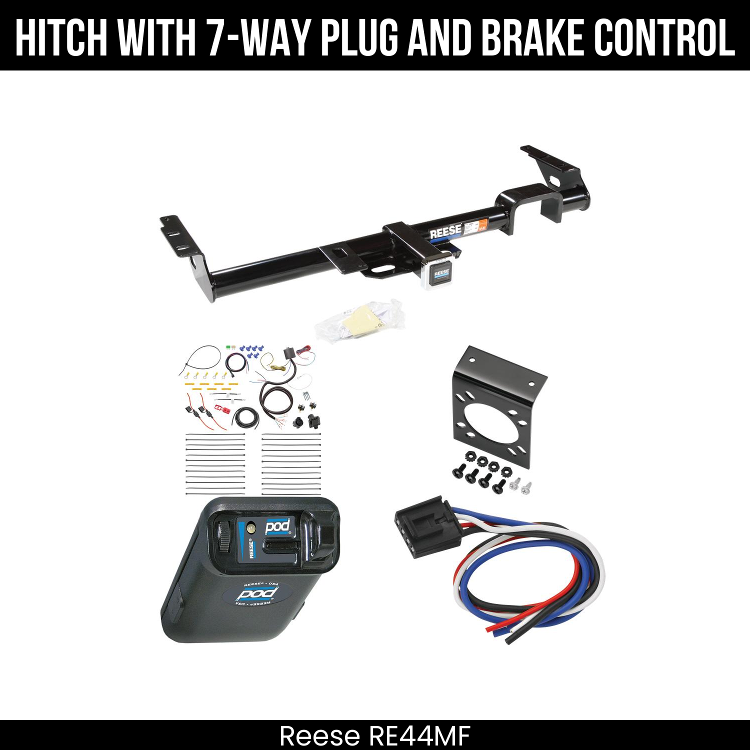Trailer Hitch , 7-Way , Reese POD Brake Control