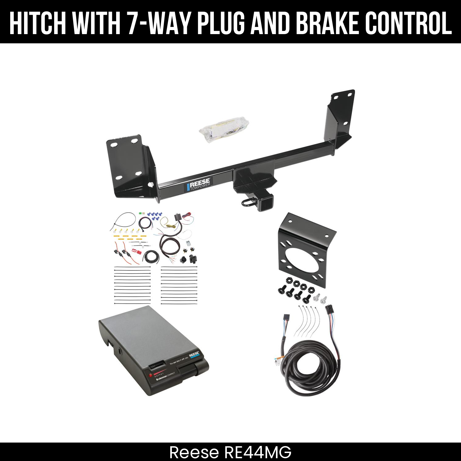 Trailer Hitch , 7-Way , Reese Brakeman Brake Control