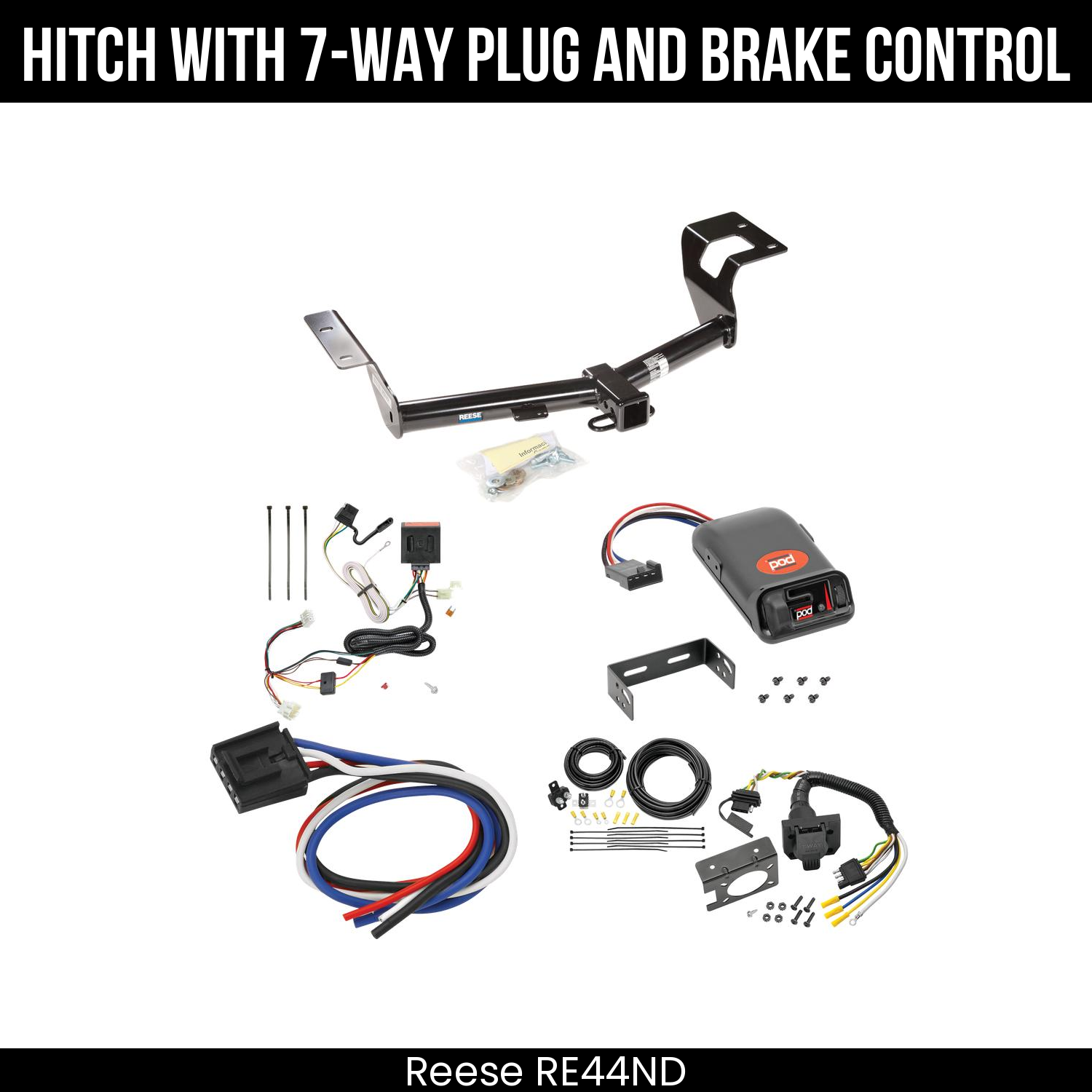 Trailer Hitch , 7-Way , Pro Series POD Brake Control