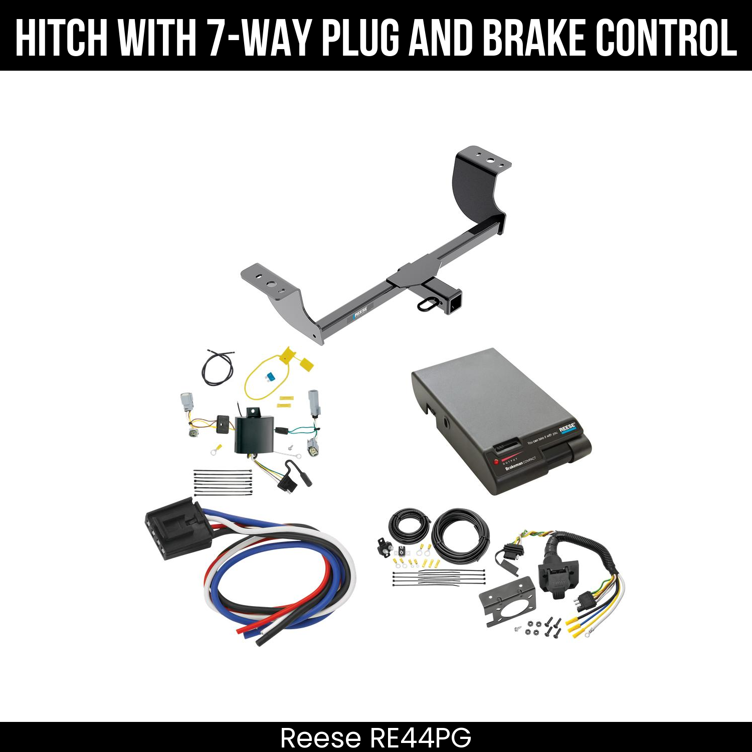 Trailer Hitch , 7-Way , Reese Brakeman Brake Control
