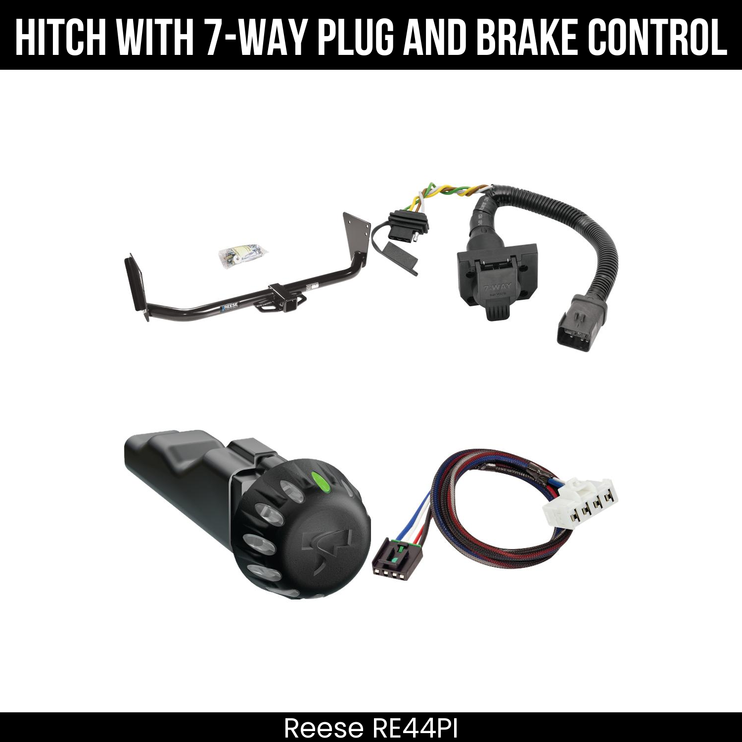 Trailer Hitch , 7-Way , Tekonsha Voyager iD Smart Brake Control