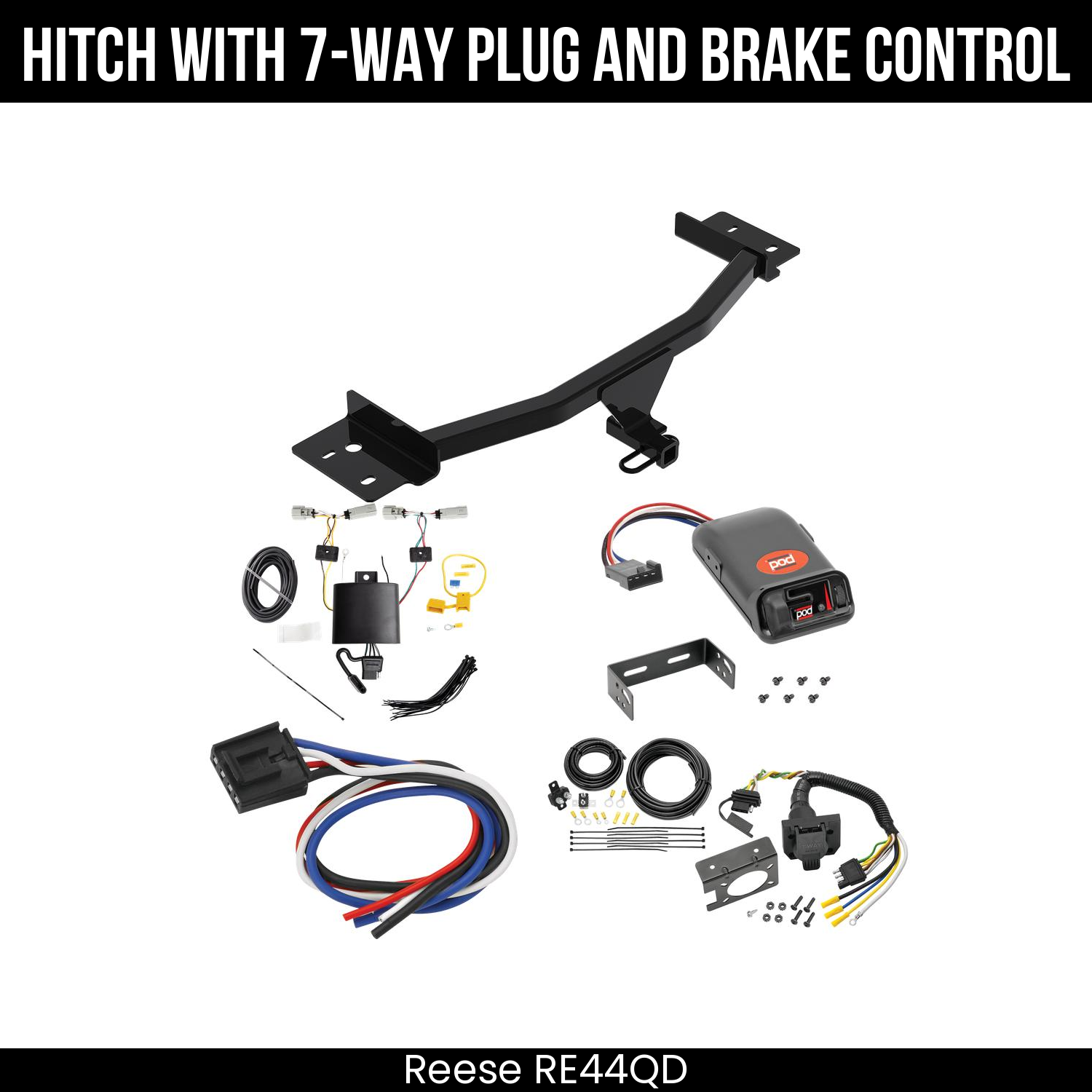 Trailer Hitch , 7-Way , Pro Series POD Brake Control