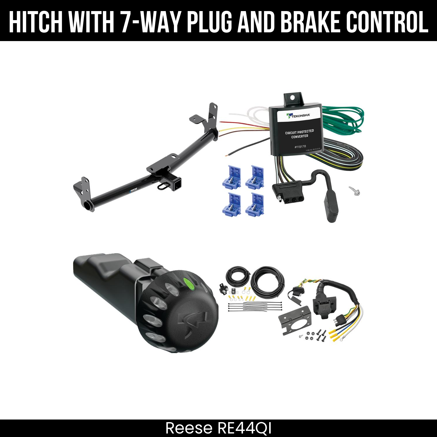 Trailer Hitch , 7-Way , Tekonsha Voyager iD Smart Brake Control