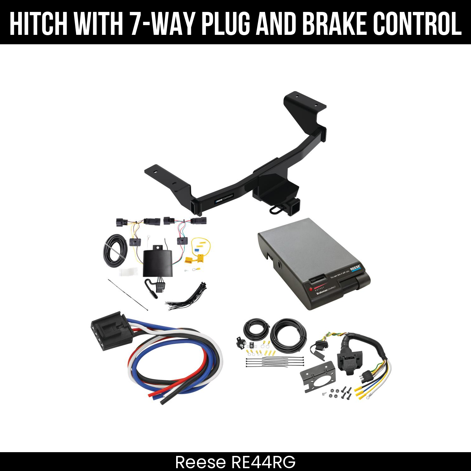 Trailer Hitch , 7-Way , Reese Brakeman Brake Control