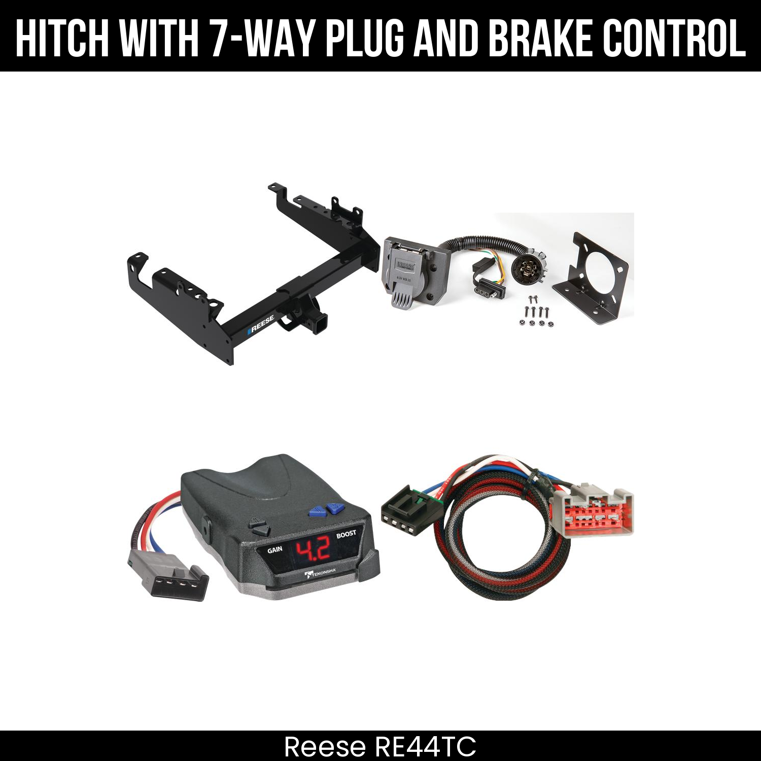 Trailer Hitch , 7-Way , Tekonsha Brake EVN Control
