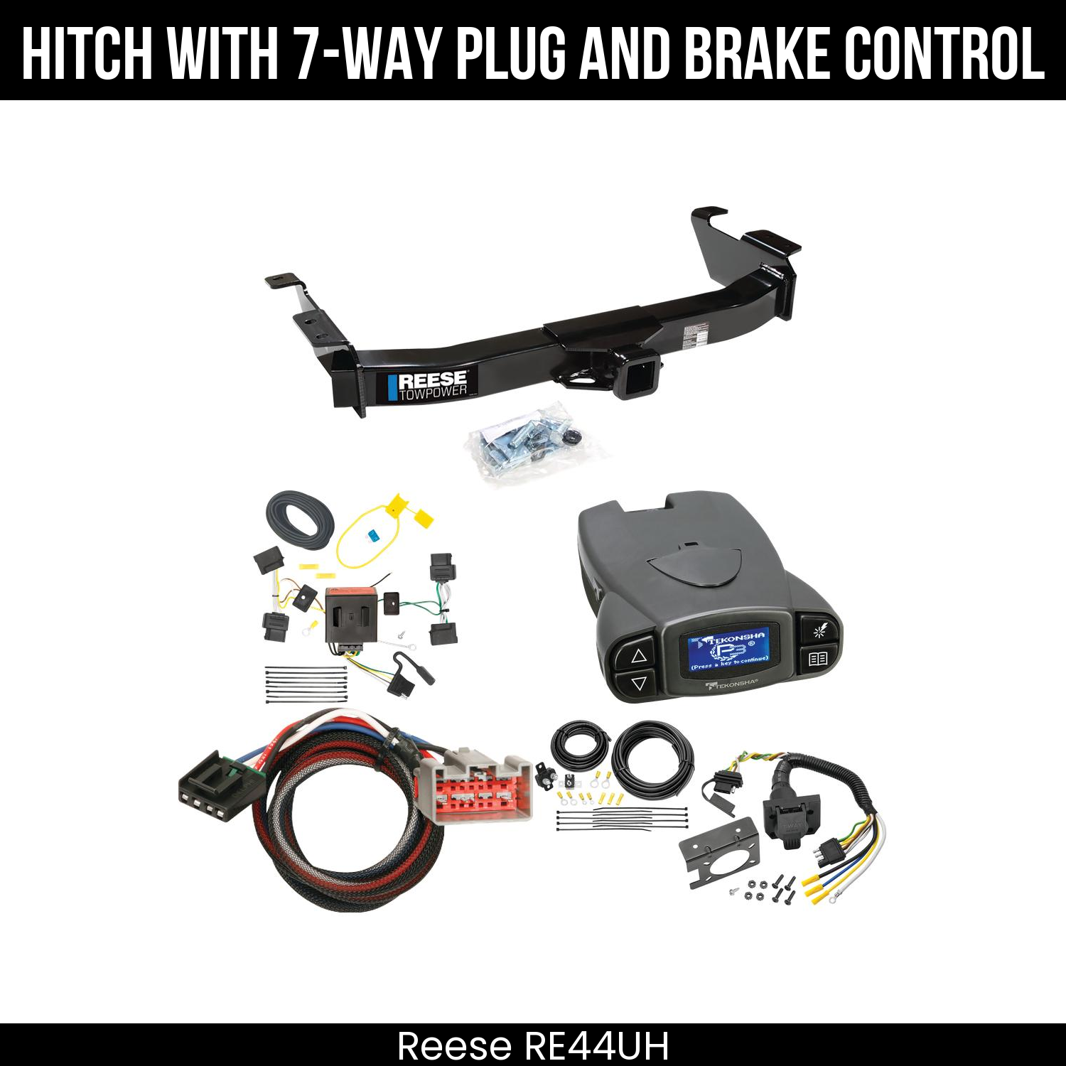Trailer Hitch , 7-Way , Tekonsha Prodigy P3 Brake Control