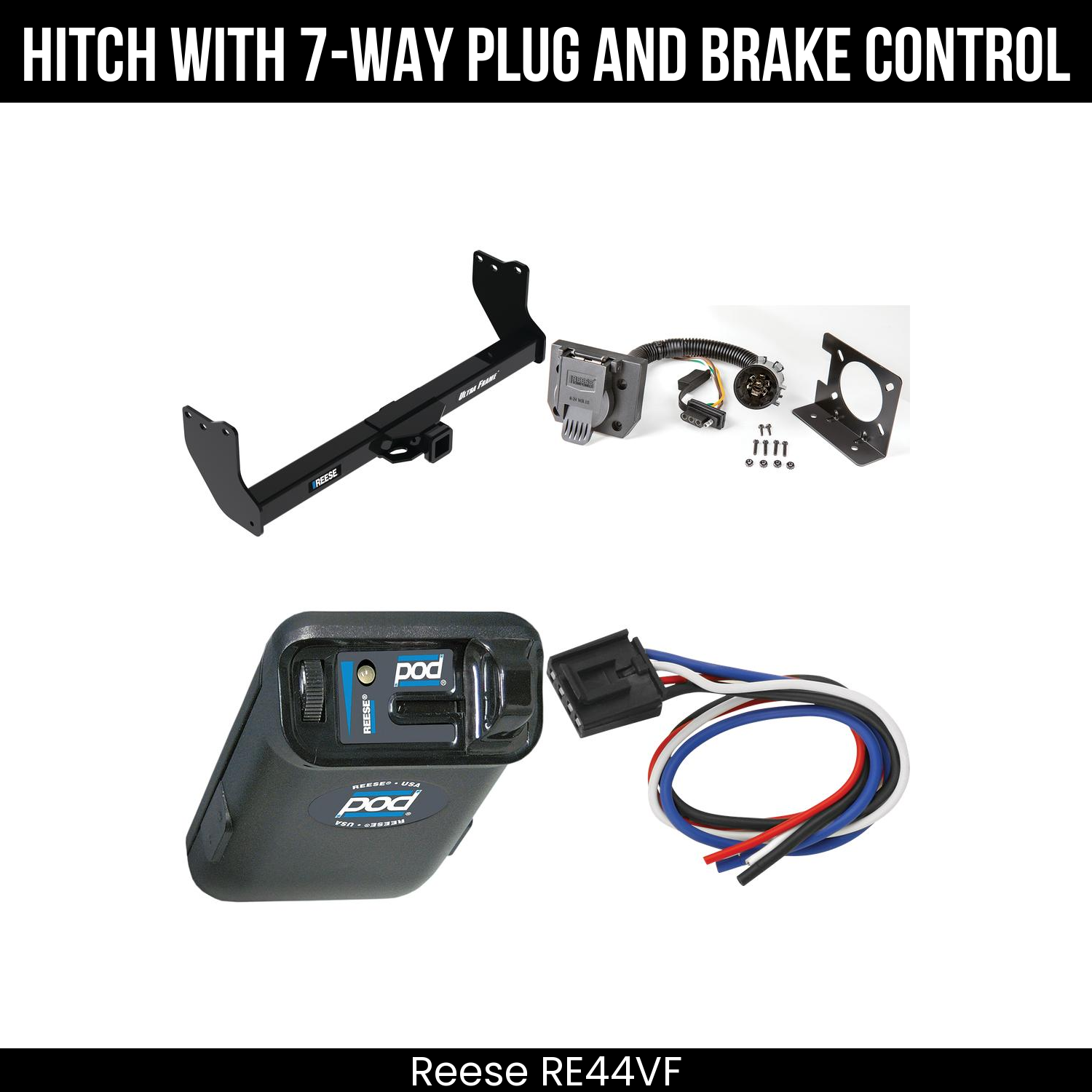 Trailer Hitch , 7-Way , Reese POD Brake Control