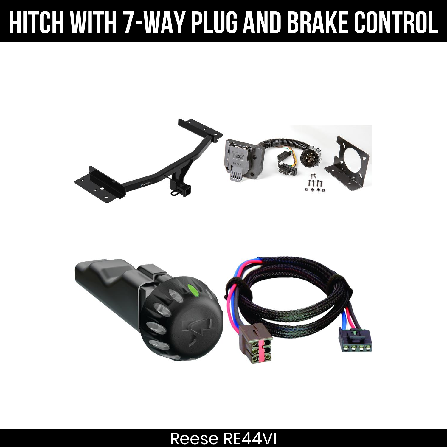 Trailer Hitch , 7-Way , Tekonsha Voyager iD Smart Brake Control