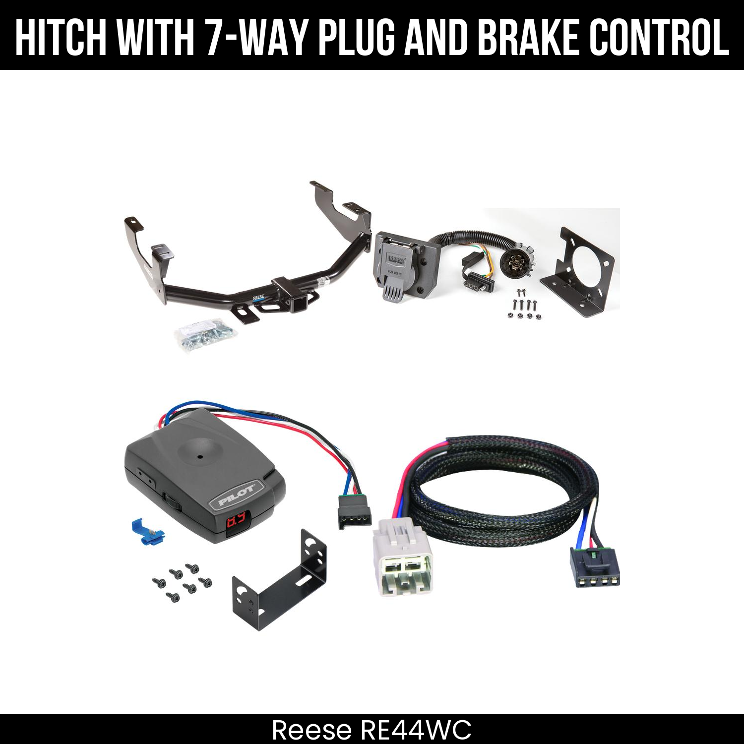 Trailer Hitch , 7-Way , Pro Series Pilot Brake Control