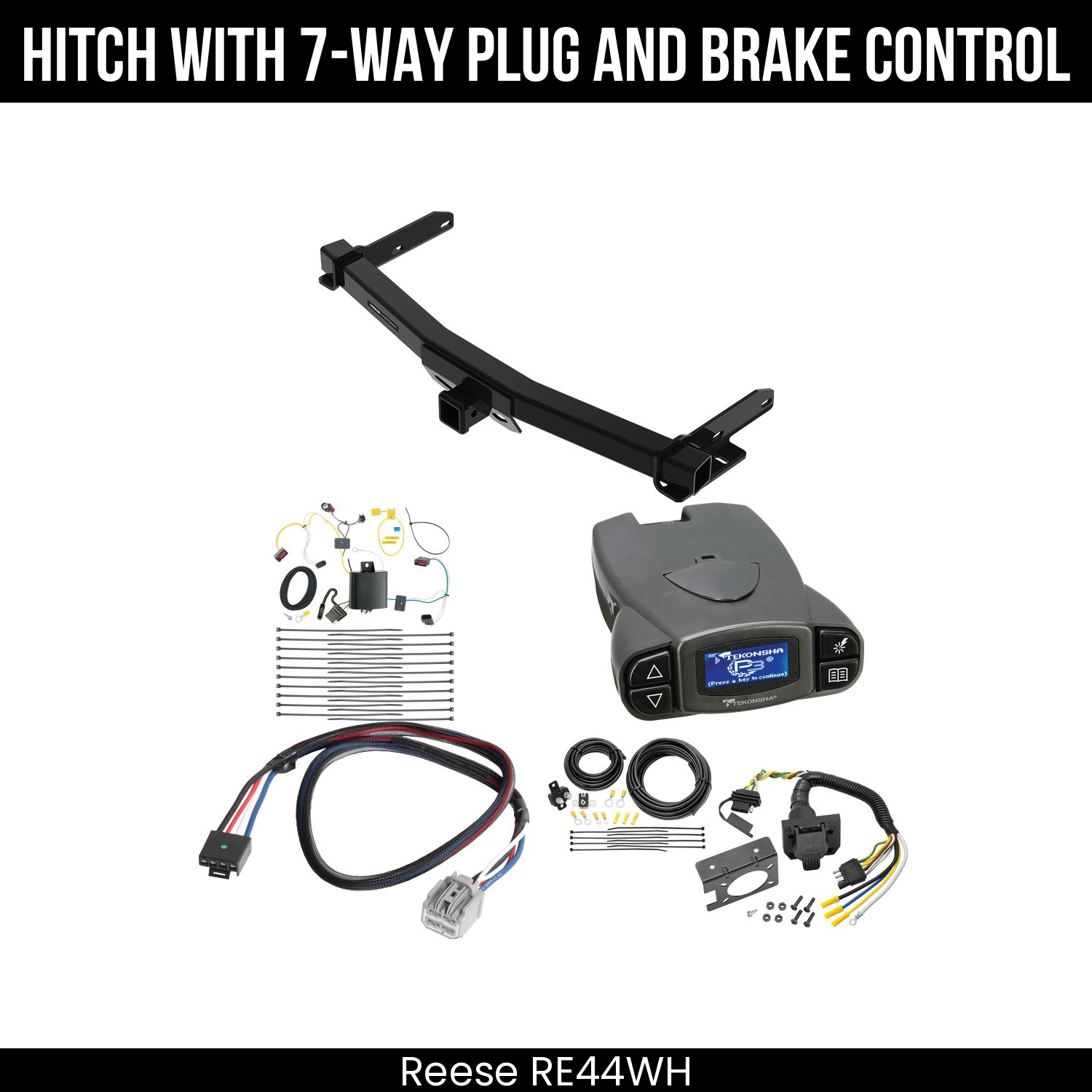 Trailer Hitch , 7-Way , Tekonsha Prodigy P3 Brake Control