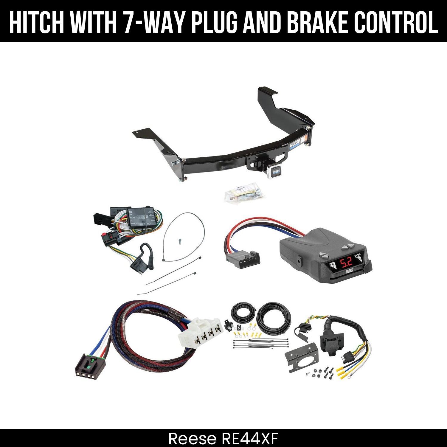 Trailer Hitch , 7-Way , Reese Brakeman IV Brake Control