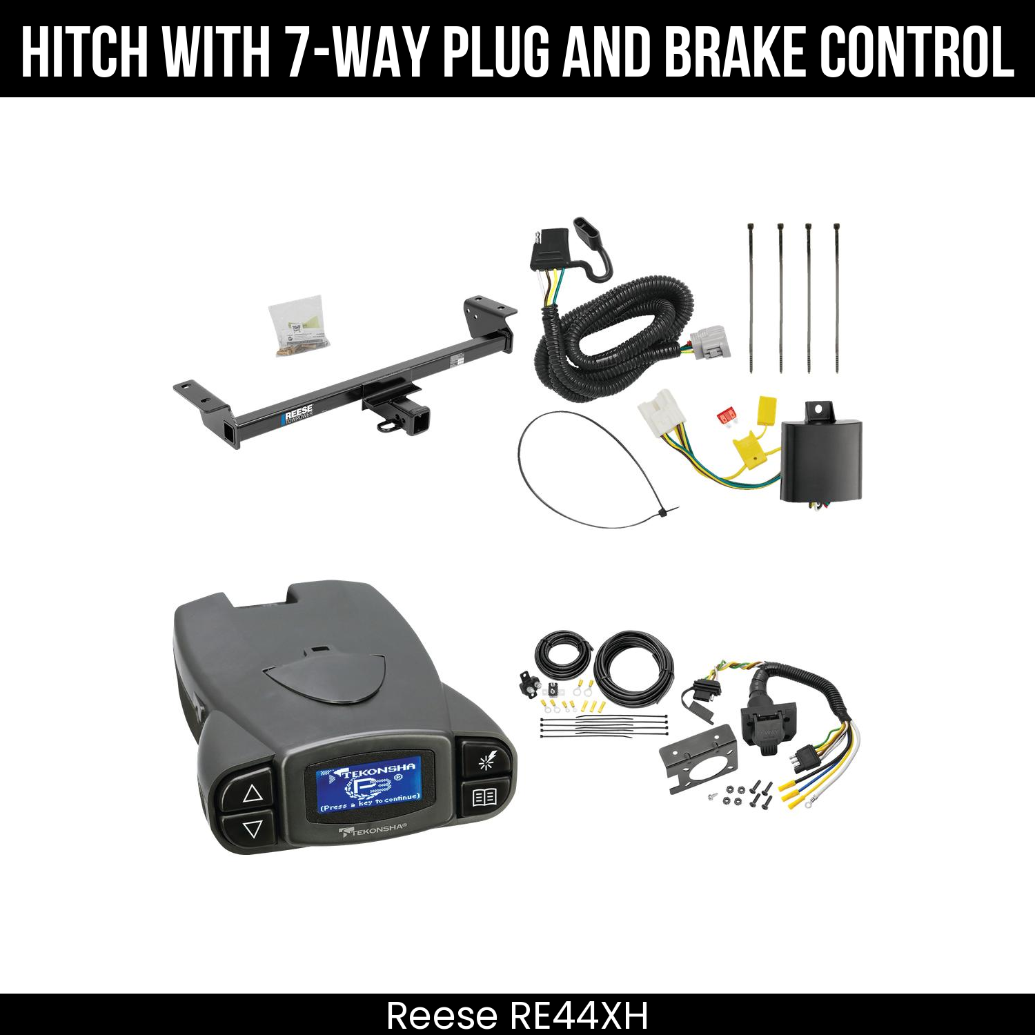 Trailer Hitch , 7-Way , Tekonsha Prodigy P3 Brake Control