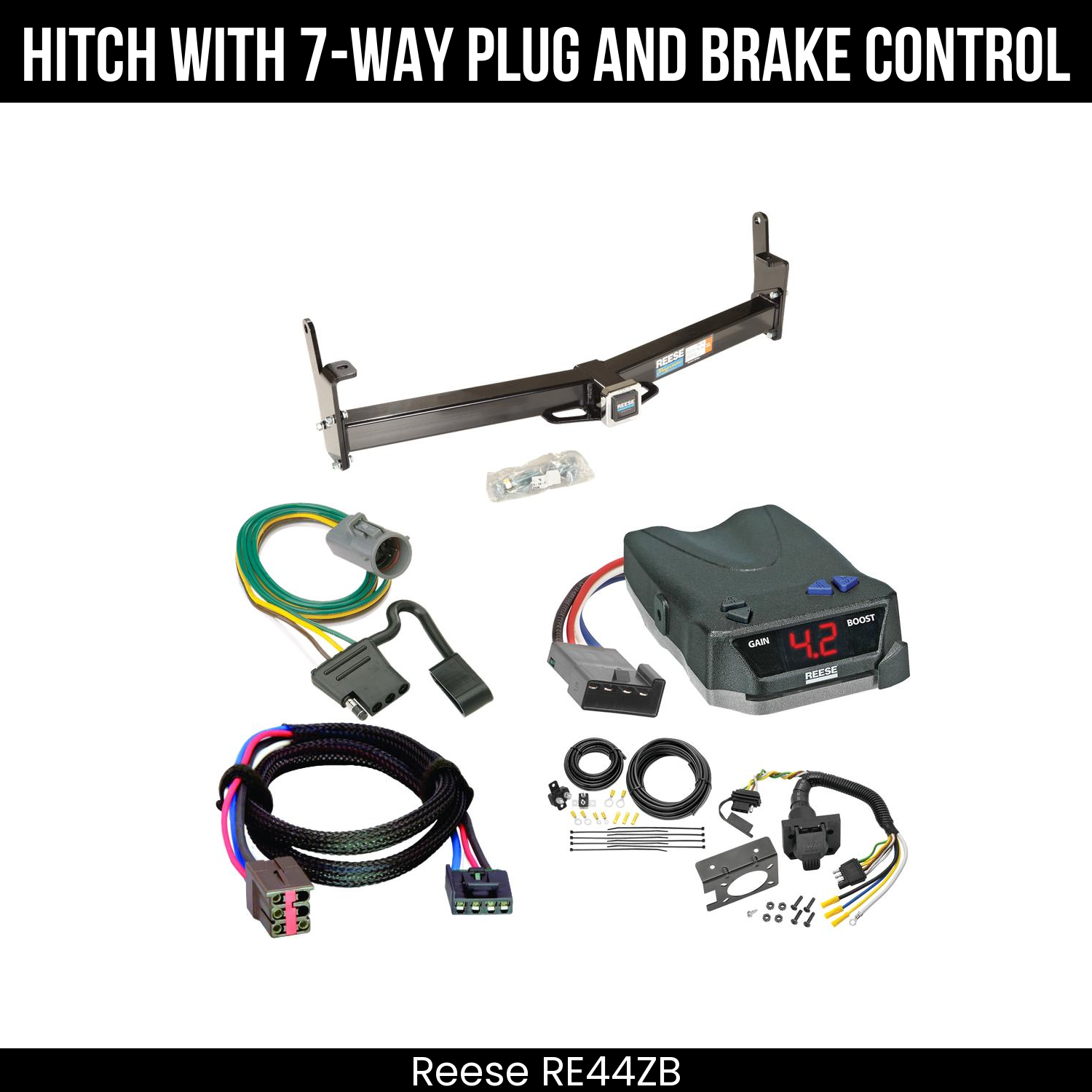 Trailer Hitch , 7-Way , Reese Brake EVN Control