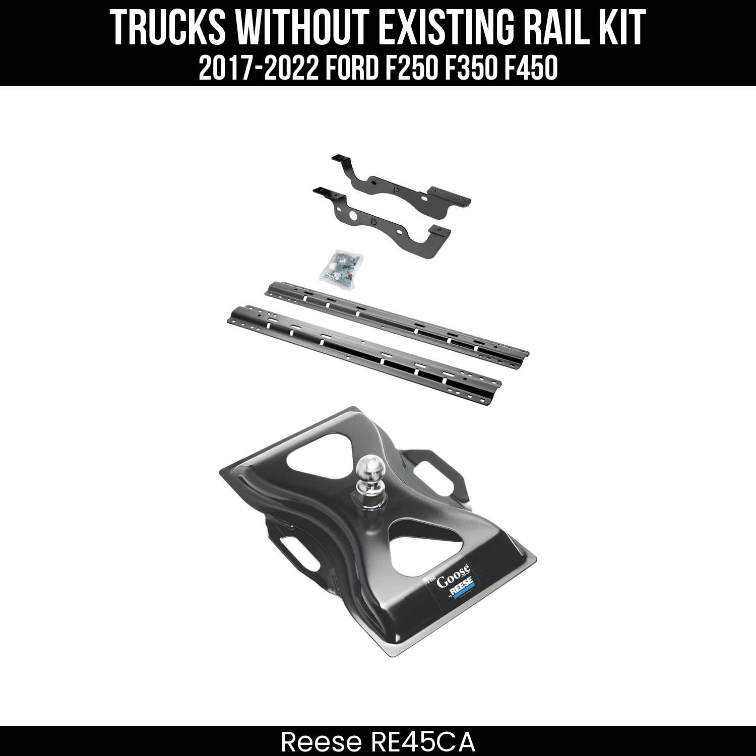 5th Wheel Hitch Custom Bracket,5th Wheel Rails Only