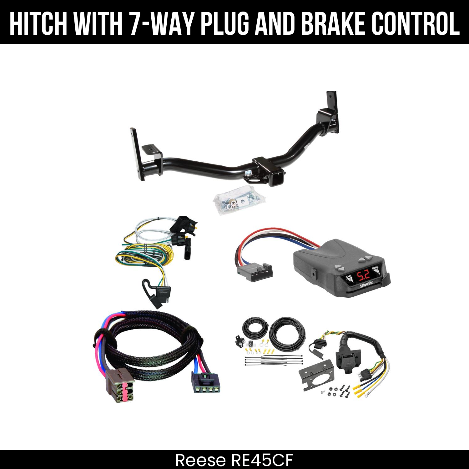 Trailer Hitch , 7-Way , Draw-Tite Activator IV Brake Control
