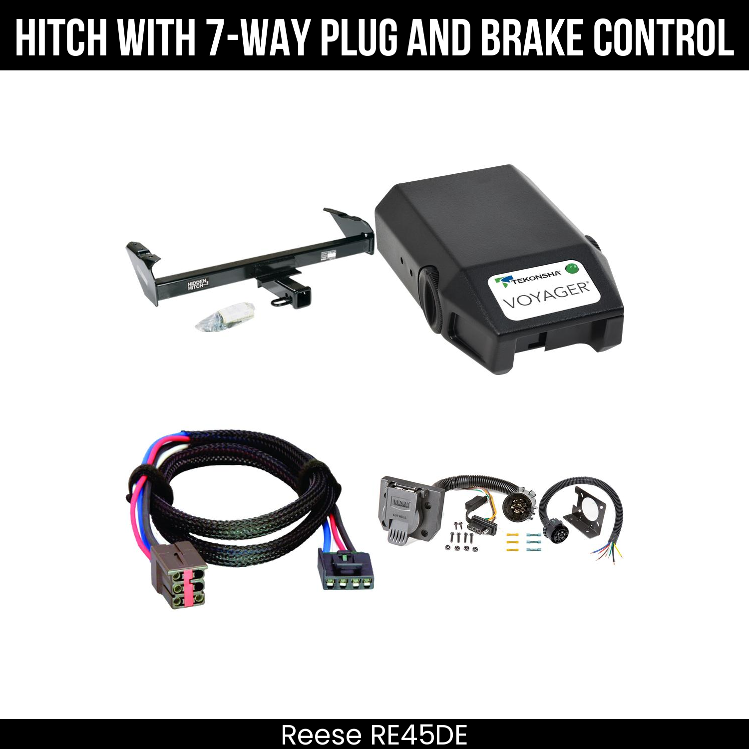 Trailer Hitch , 7-Way , Tekonsha Voyager Brake Control