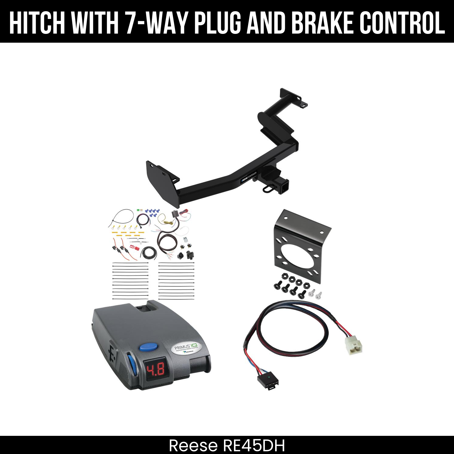 Trailer Hitch , 7-Way , Tekonsha Primus IQ Brake Control