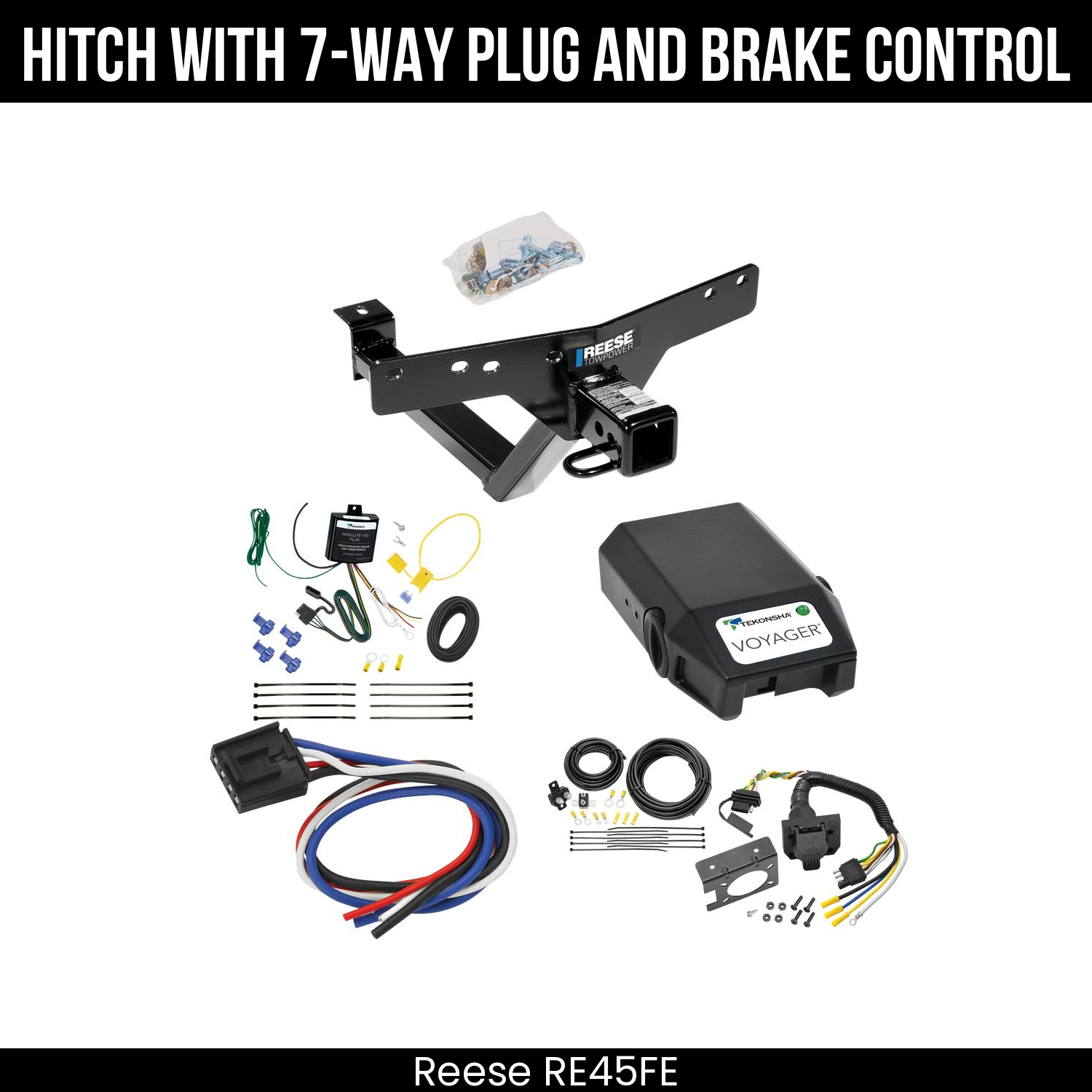 Trailer Hitch , 7-Way , Tekonsha Voyager Brake Control