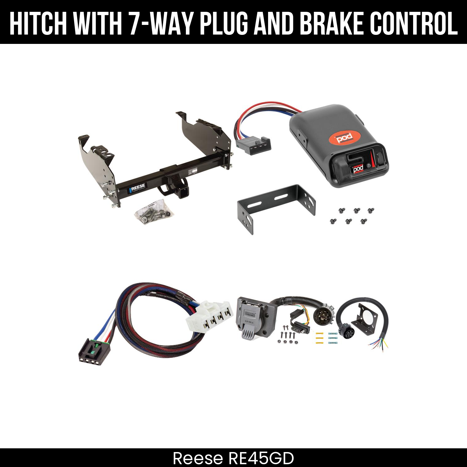 Trailer Hitch , 7-Way , Pro Series POD Brake Control