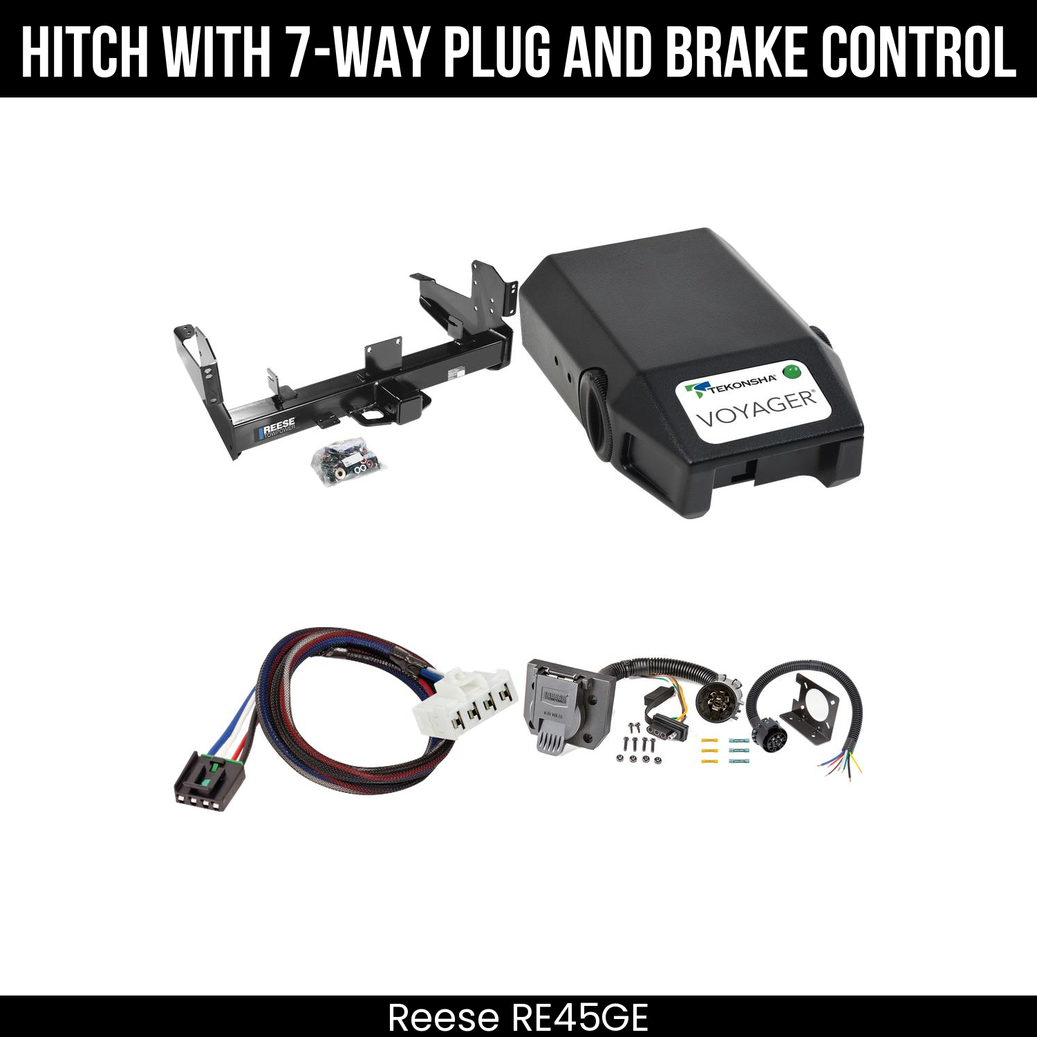 Trailer Hitch , 7-Way , Tekonsha Voyager Brake Control