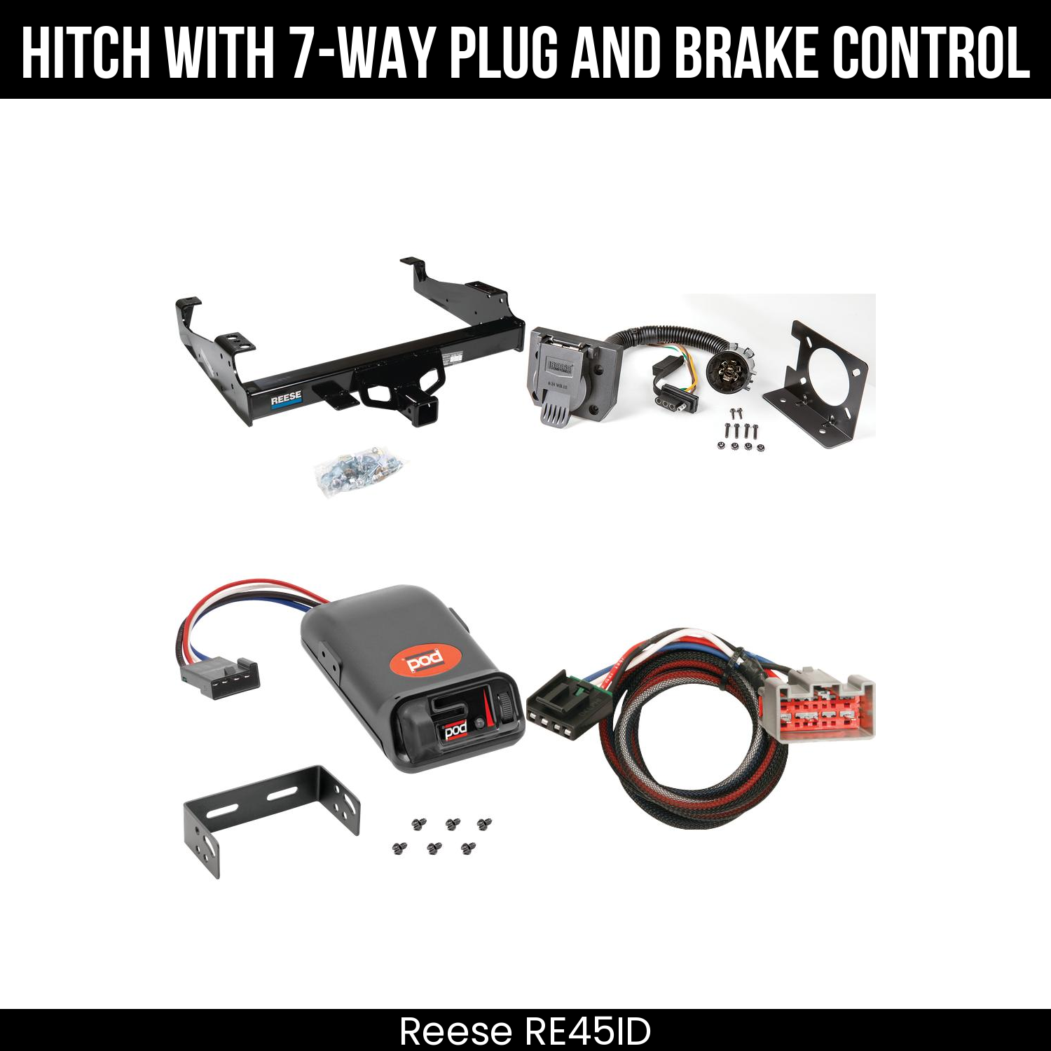 Trailer Hitch , 7-Way , Pro Series POD Brake Control