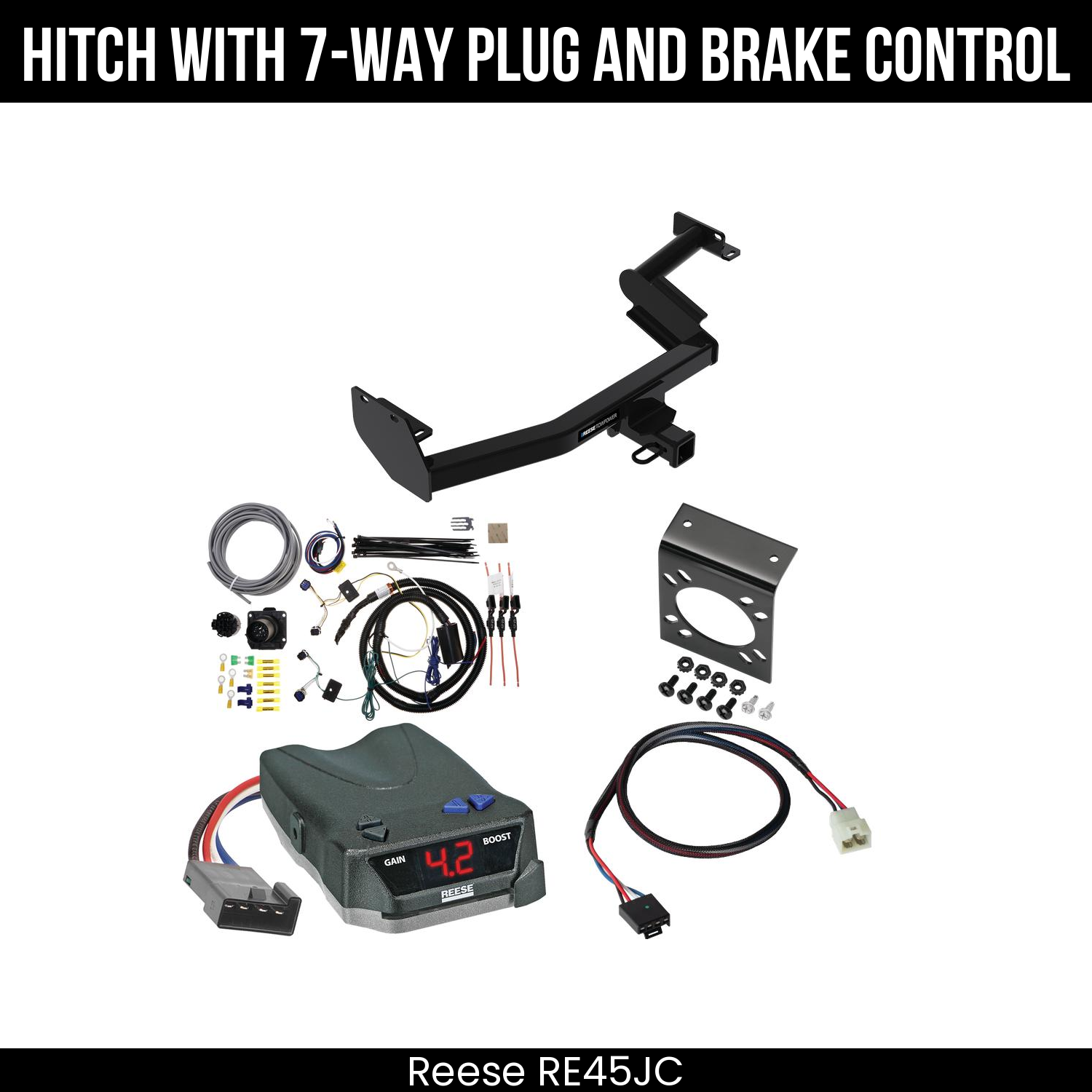 Trailer Hitch , 7-Way , Reese Brake EVN Control