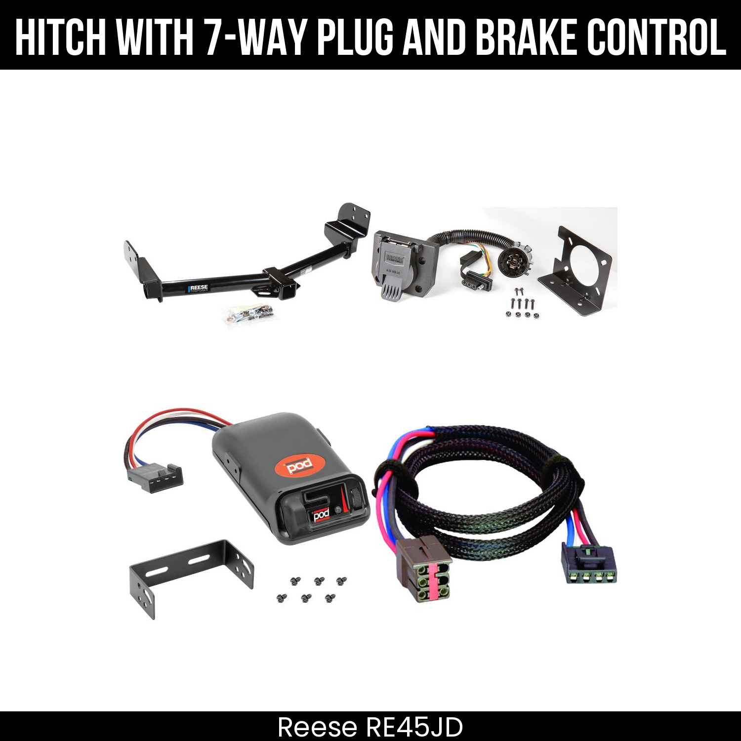 Trailer Hitch , 7-Way , Pro Series POD Brake Control