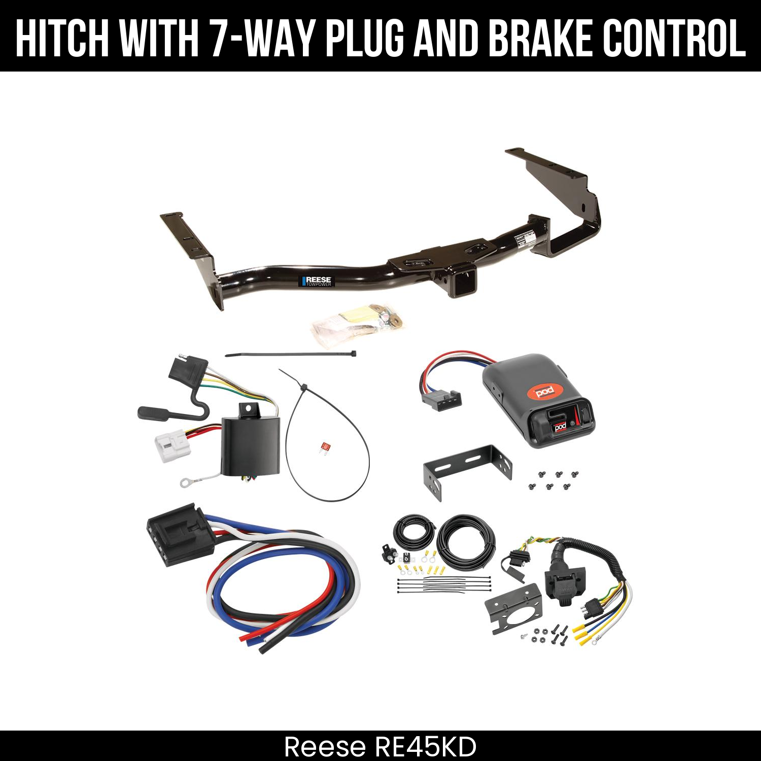 Trailer Hitch , 7-Way , Pro Series POD Brake Control