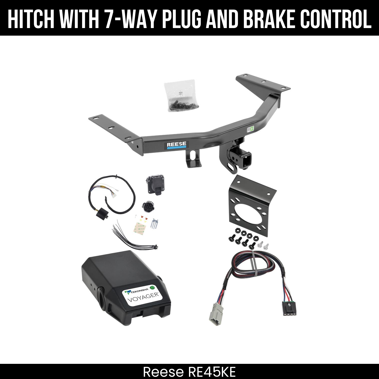 Trailer Hitch , 7-Way , Tekonsha Voyager Brake Control