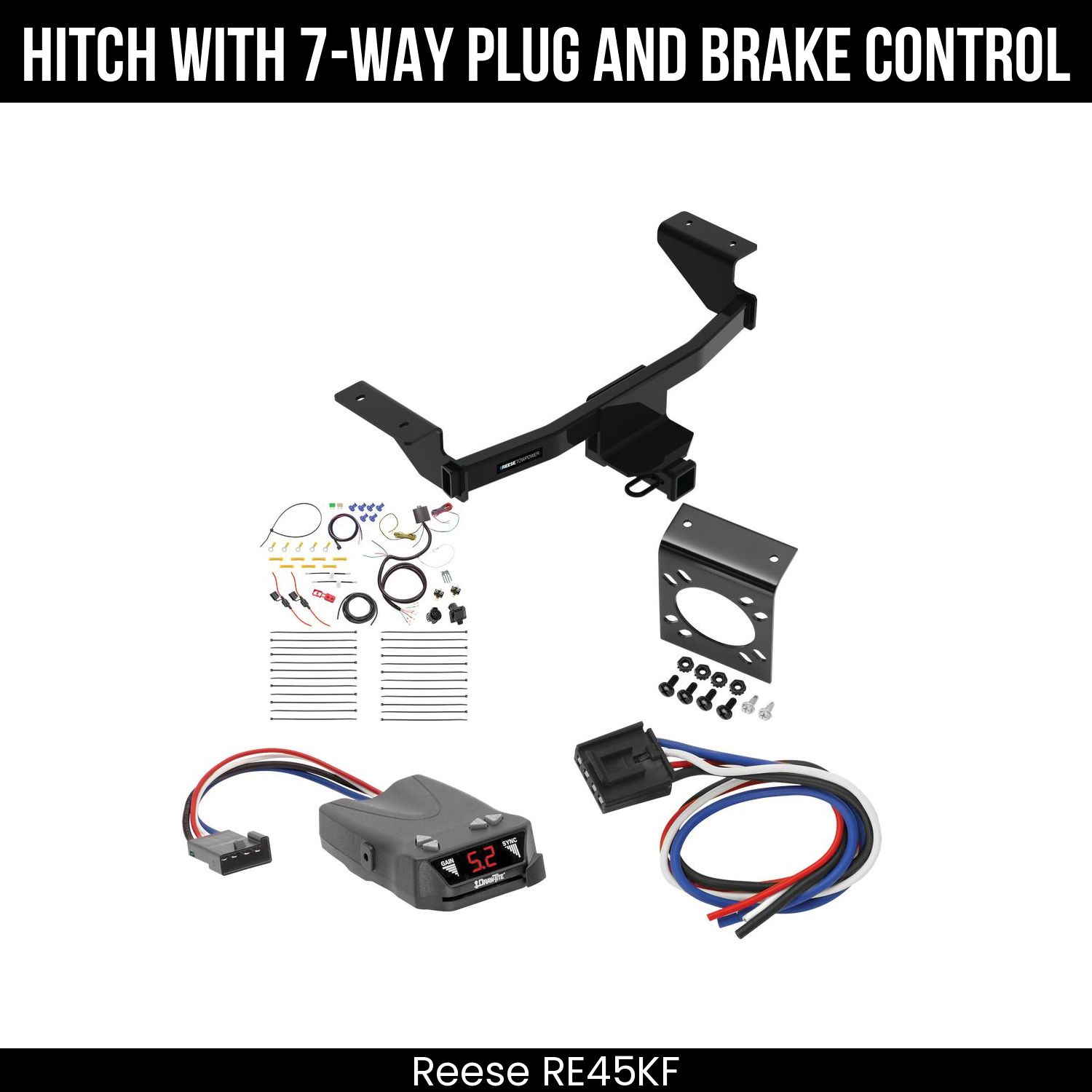 Trailer Hitch , 7-Way , Draw-Tite Activator IV Brake Control