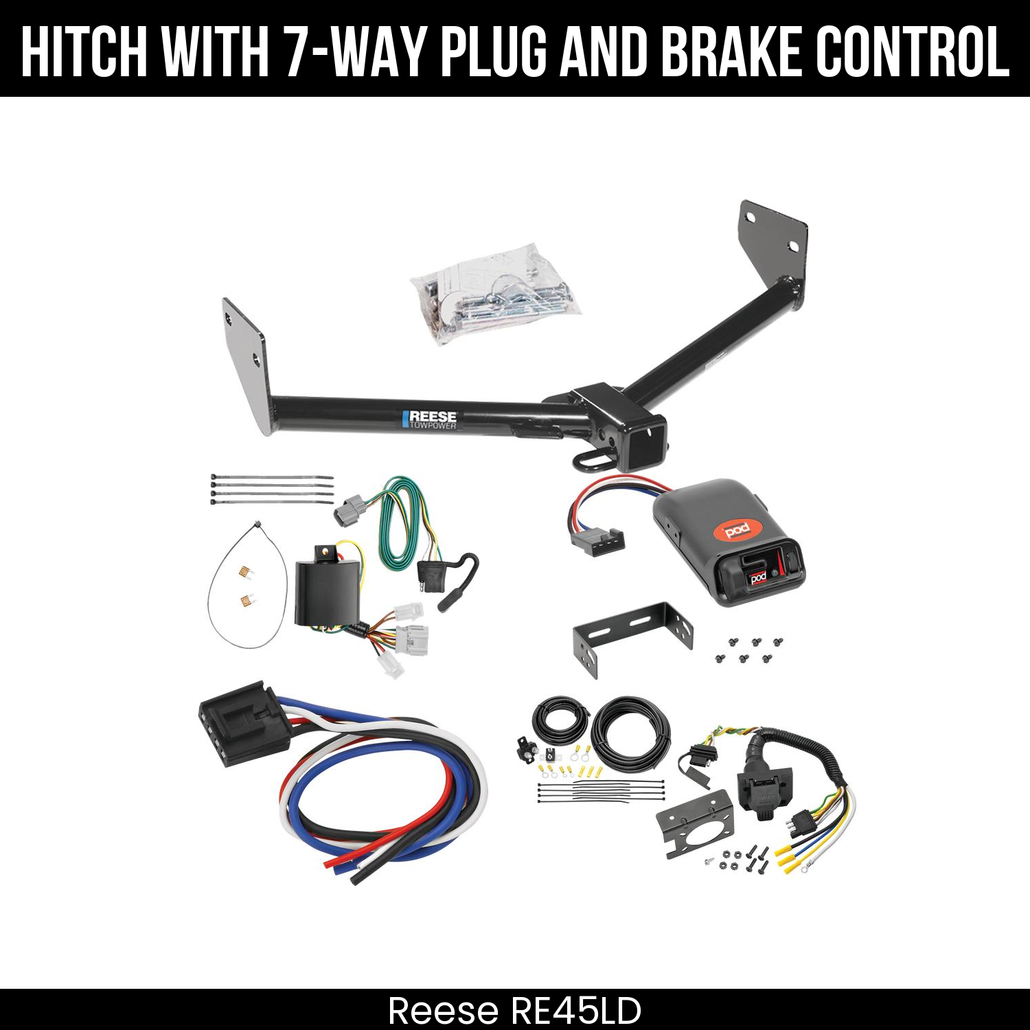 Trailer Hitch , 7-Way , Pro Series POD Brake Control