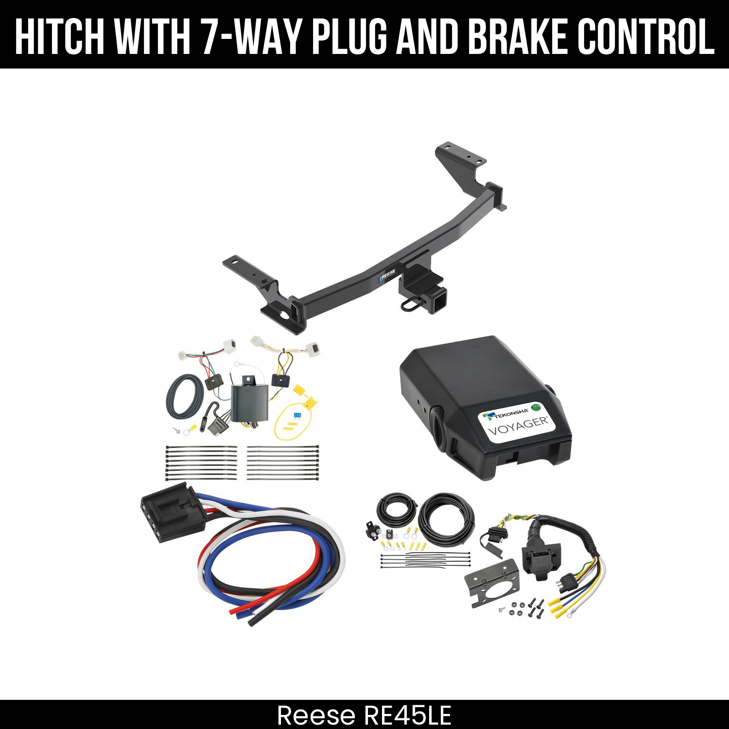 Trailer Hitch , 7-Way , Tekonsha Voyager Brake Control