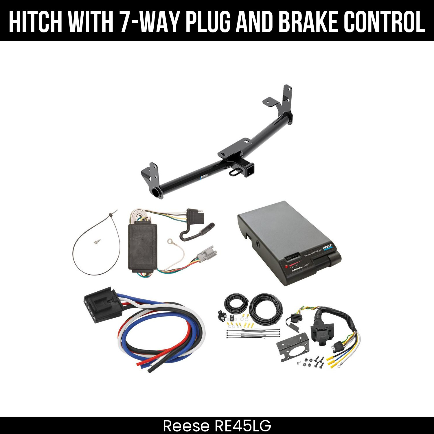 Trailer Hitch , 7-Way , Reese Brakeman Brake Control