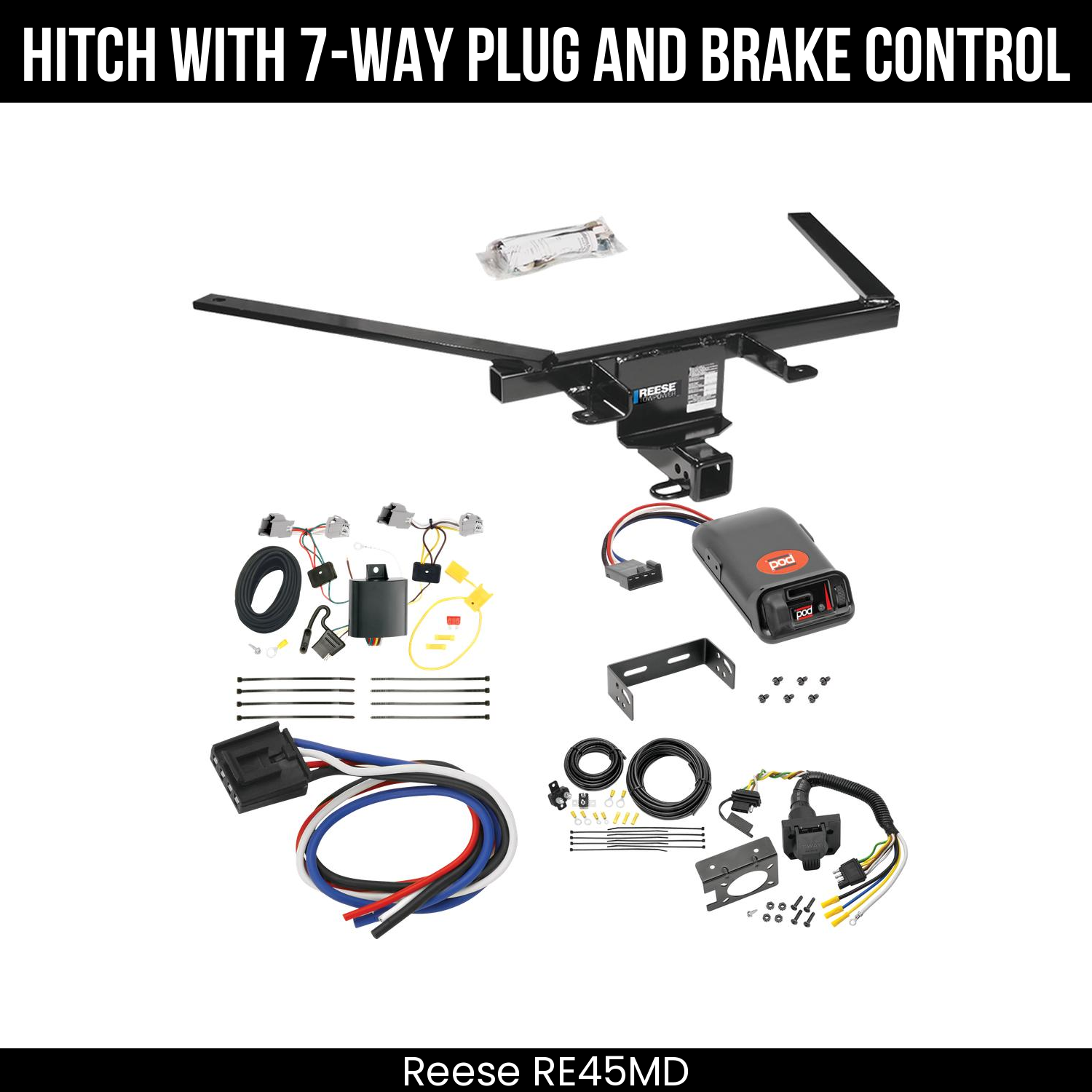 Trailer Hitch , 7-Way , Pro Series POD Brake Control