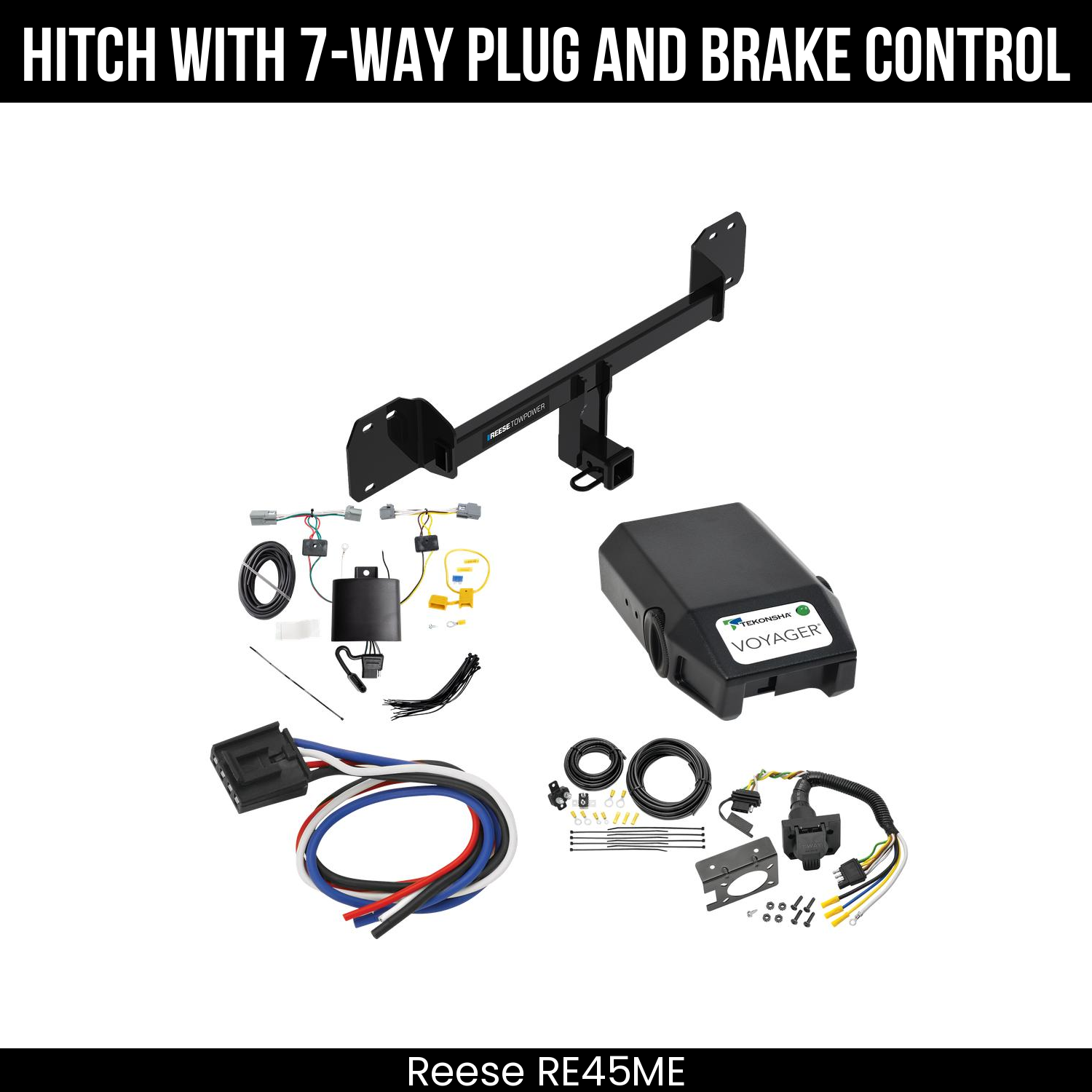 Trailer Hitch , 7-Way , Tekonsha Voyager Brake Control