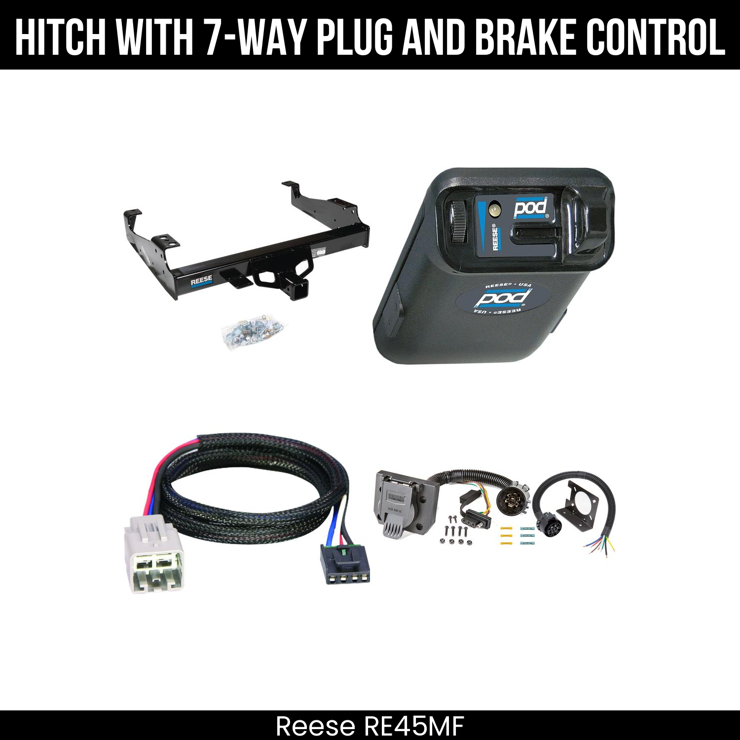 Trailer Hitch , 7-Way , Reese POD Brake Control