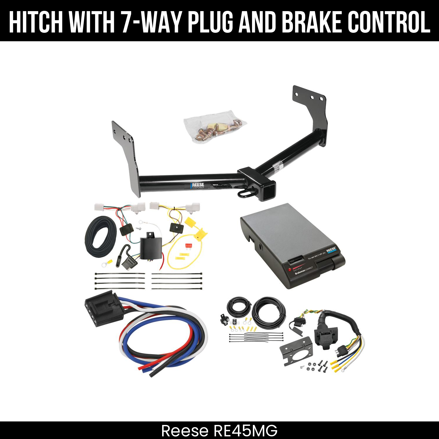 Trailer Hitch , 7-Way , Reese Brakeman Brake Control