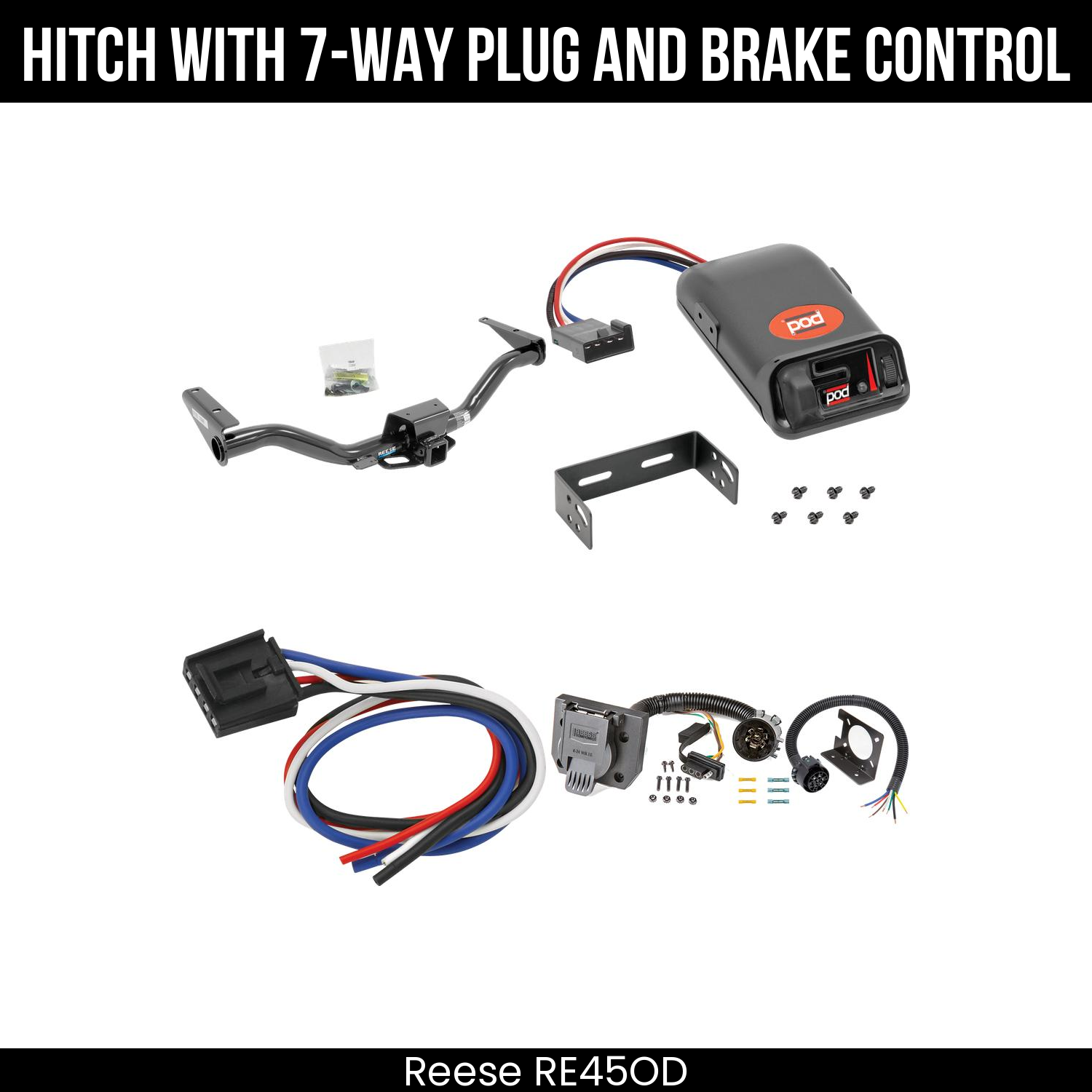 Trailer Hitch , 7-Way , Pro Series POD Brake Control