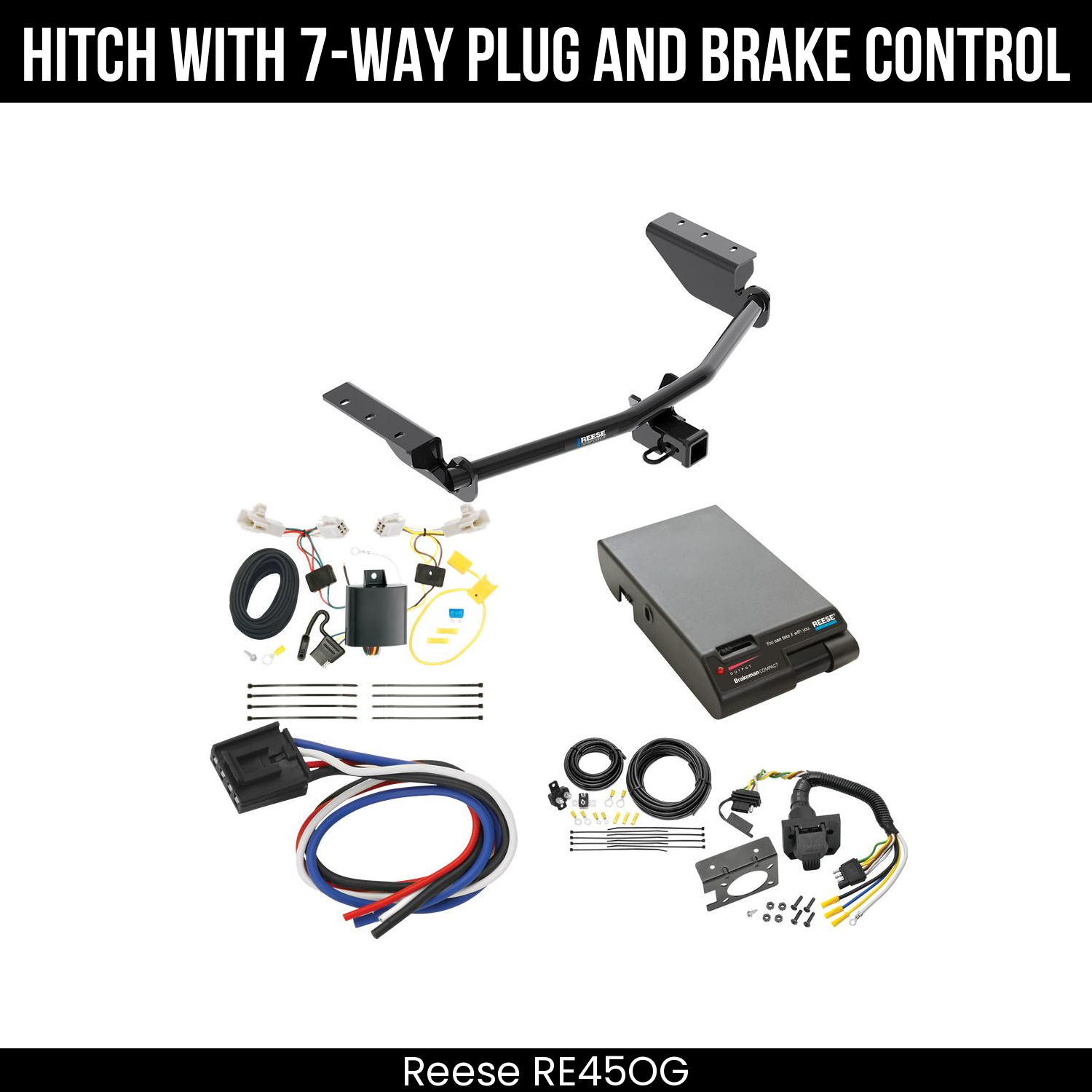 Trailer Hitch , 7-Way , Reese Brakeman Brake Control