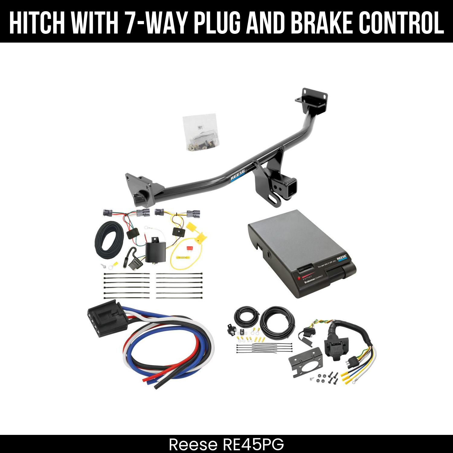 Trailer Hitch , 7-Way , Reese Brakeman Brake Control