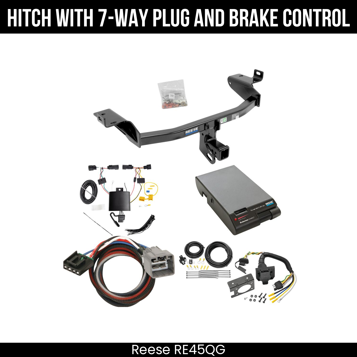 Trailer Hitch , 7-Way , Reese Brakeman Brake Control