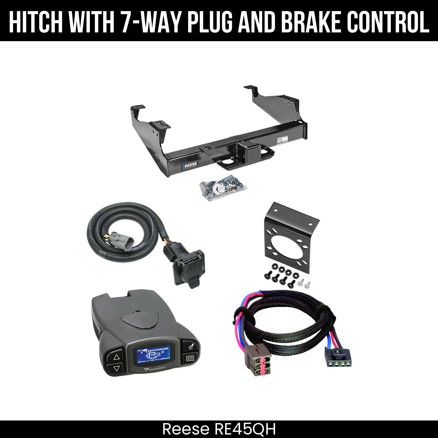 Trailer Hitch , 7-Way , Tekonsha Prodigy P3 Brake Control