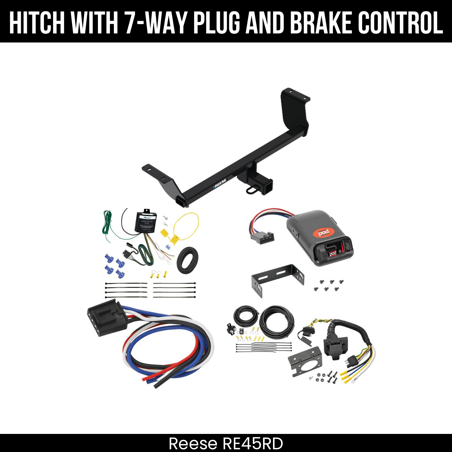 Trailer Hitch , 7-Way , Pro Series POD Brake Control