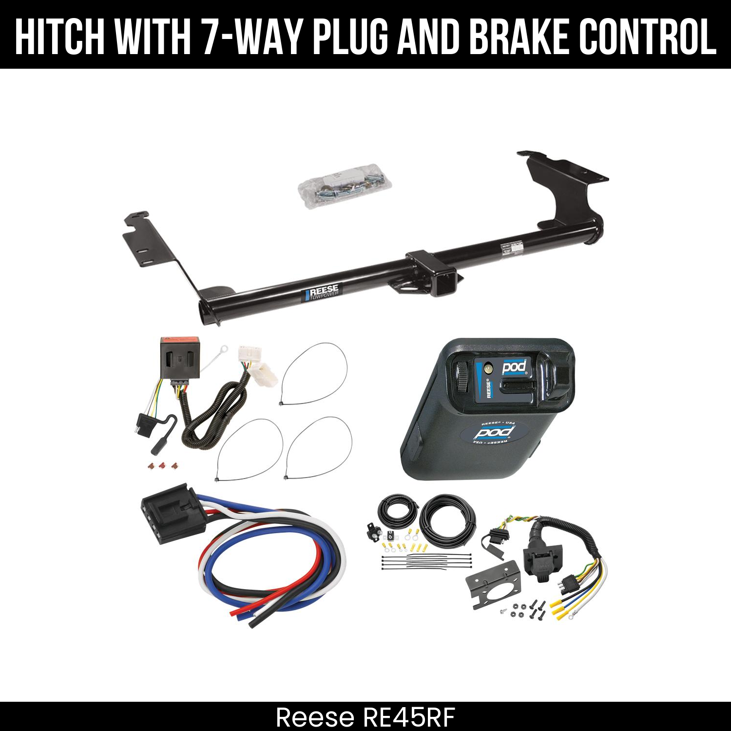 Trailer Hitch , 7-Way , Reese POD Brake Control