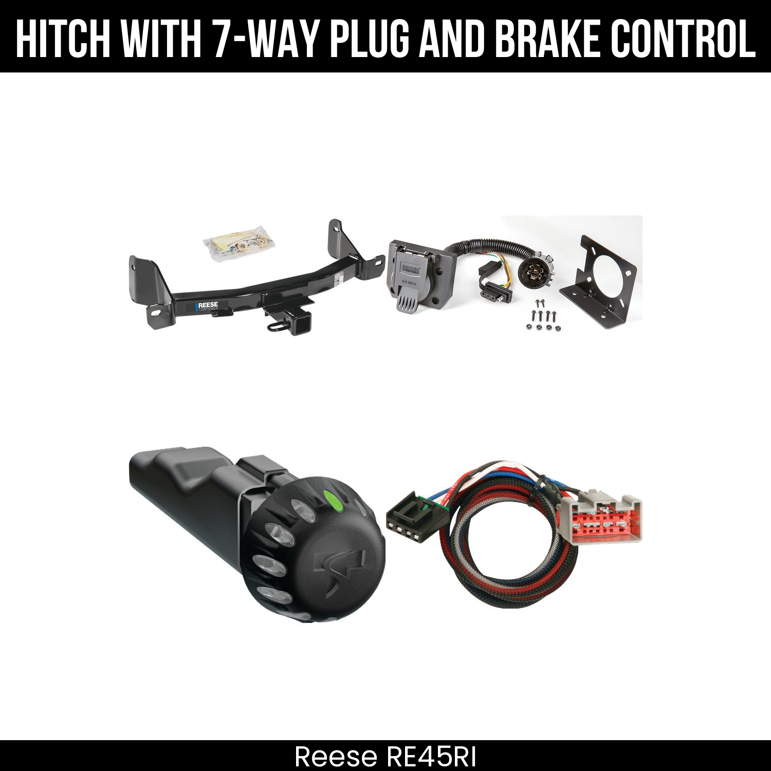 Trailer Hitch , 7-Way , Tekonsha Voyager iD Smart Brake Control